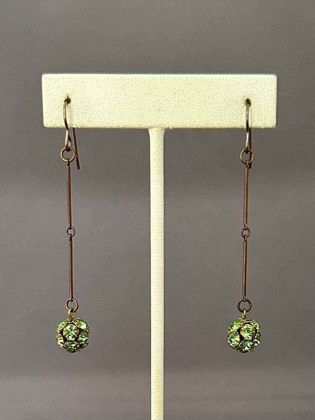 Jane the Midi Earrings - Peridot