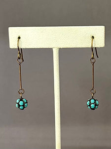 Jane the Petite Earrings - Turquoise