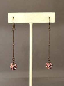 Jane the Midi Earrings - Light Rose