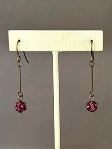 Jane the Petite Earrings - Fuchsia