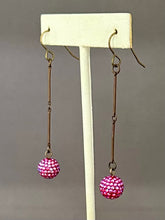 Load image into Gallery viewer, Emma Earrings - Fuchsia
