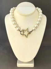 Load image into Gallery viewer, Colleen Necklace - Cream with Star Clasp
