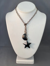 Load image into Gallery viewer, Elena Lariat Necklace - Jet Black
